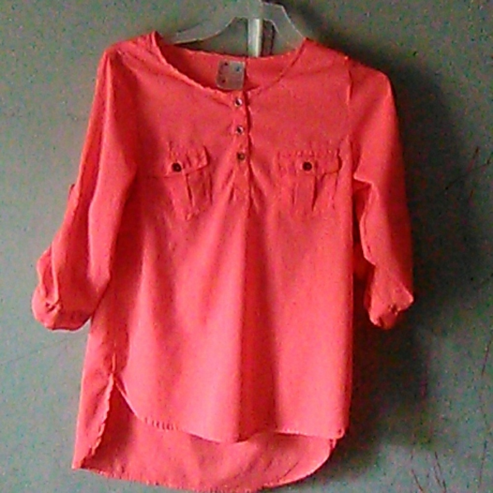 A kids button up shirt